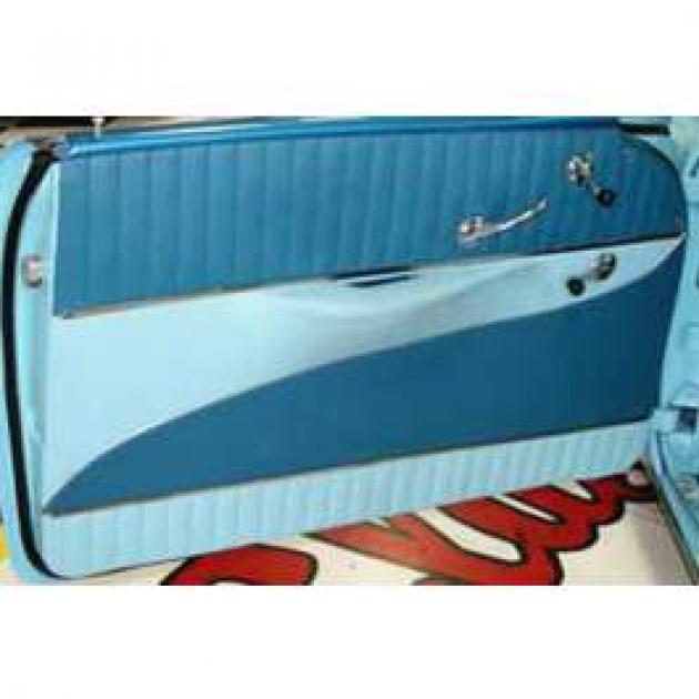 Chevy Preassembled Door Panels With Armrests Installed Bel Air 2 Door