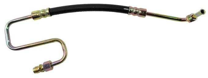 Chevy Power Steering Box Pressure Hose, Small Block, 605 & 670, With Inverted Flare, 1955-1957