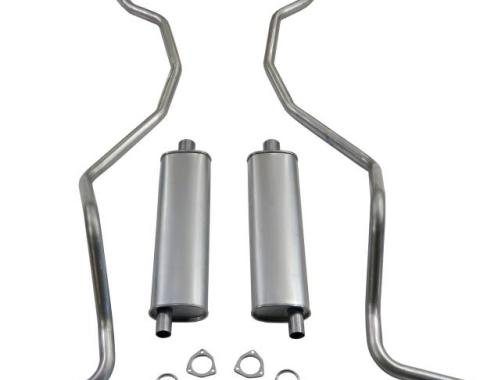 Late Great Chevy - Dual Exhaust System,  327ci, Except Station Wagon, 1962-1964