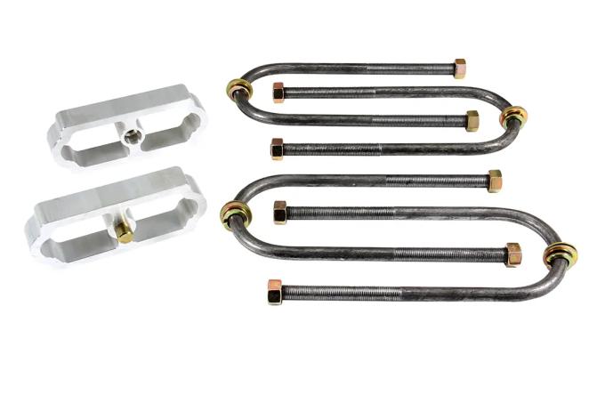 Classic Performance Lowering Block Kit for 1" Drop, 3" Round U-Bolts, Kit CP2031