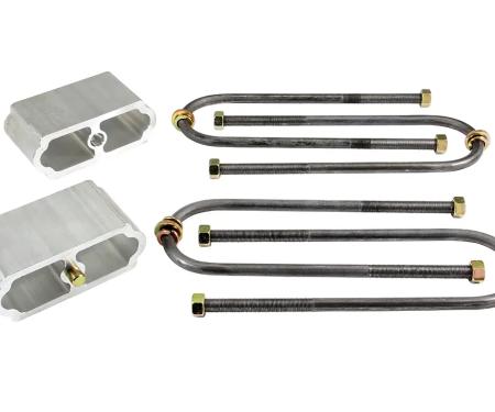 Classic Performance Lowering Block Kit for 3" Drop, 3" Round U-Bolts, Kit CP2033