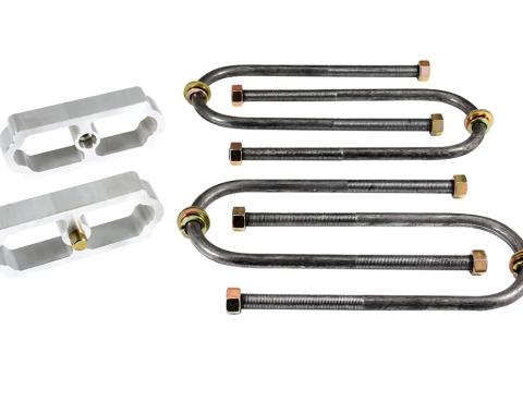 Classic Performance Lowering Block Kit for 1" Drop, 3" Round U-Bolts, Kit CP2031