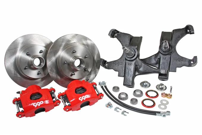 Classic Performance 12” Disc kit W/ 2” Drop Spindles, 1958-64 Chevy Full Size 5864SWBK-D12