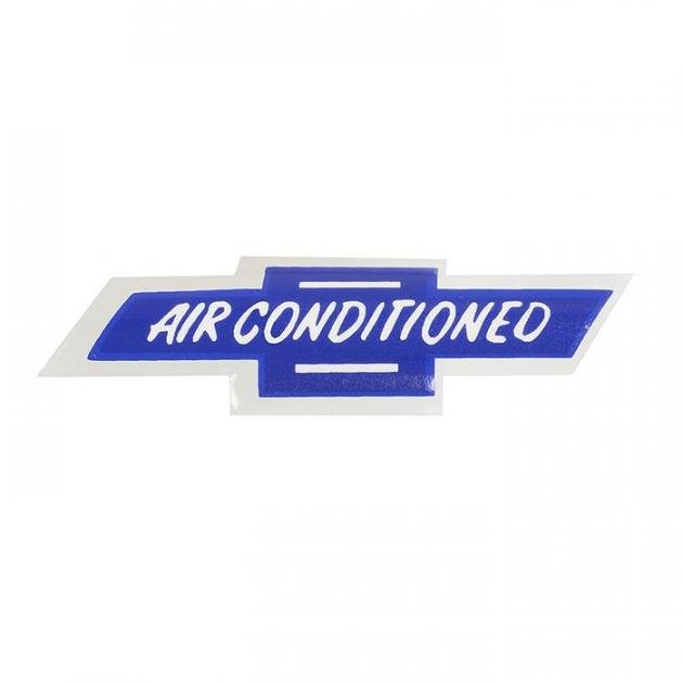 68-69 CAMARO， NOVA， IMPALA AIR CONDITIONING BOWTIE WINDOW DECAL