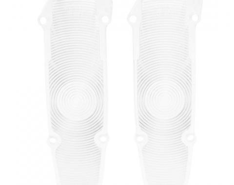 Trim Parts 1959 Chevrolet Full Size Car Clear Parking Light Lens, Pair A2170