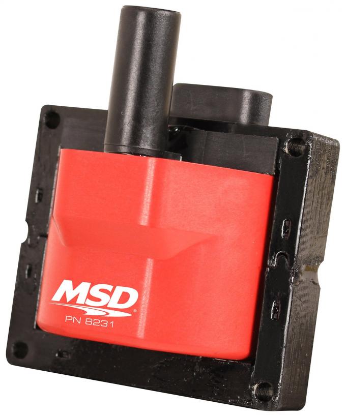 MSD Ignition Connector Coil, Red, 1996-1997 GM Engines, Individual 8231