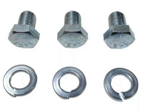 Chevy Harmonic Balancer Pulley Bolts, Small Block, 1955-1957