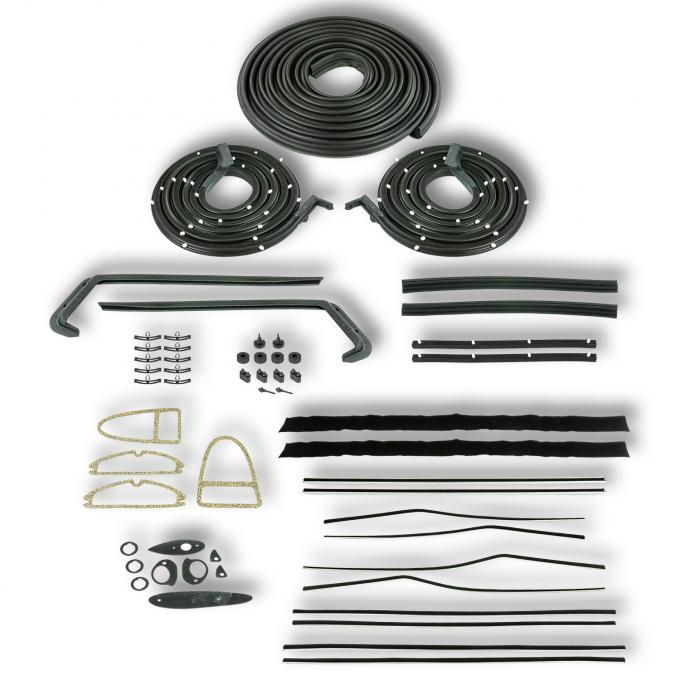 SoffSeal Complete Weatherstrip Kit for 1955 Chevrolet 210, and Bel Air 2-Door Hardtop SS-KIT105