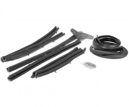 SoffSeal Cloth Convertible Top Weatherstrip Kit 1955-57 Chevy Bel Air & Pontiac Starchief SS-1030C