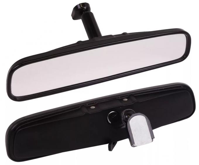 Chevelle And Malibu 10" Inner Rearview Mirror, Black, 1978-1983