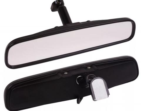 Chevelle And Malibu 10" Inner Rearview Mirror, Black, 1978-1983