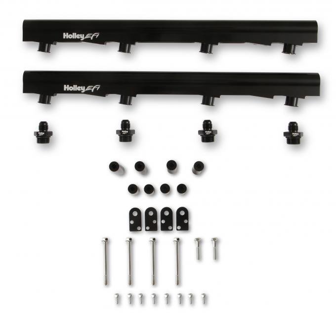 Holley EFI BILLET FUEL RAILS, FORD 7.3L GODZILLA 534-265