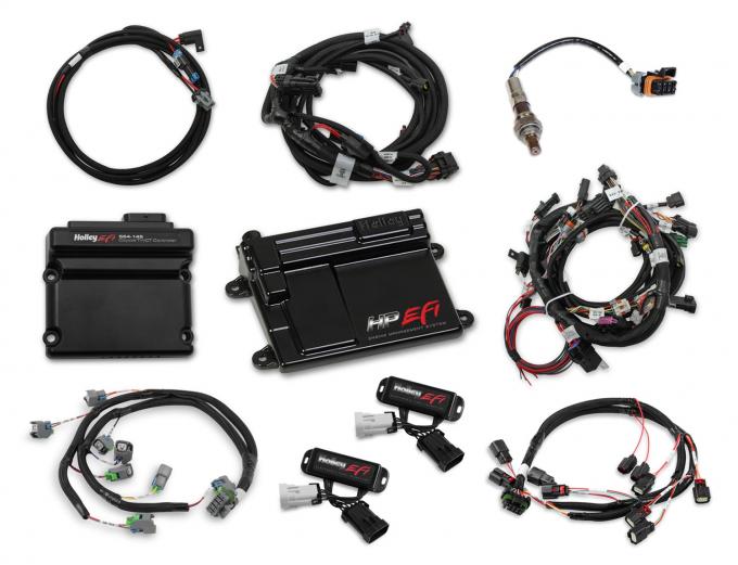 Holley EFI 2011-2012 Ford Coyote Ti-VCT HP EFI Kit, NTK O2, USCAR INJ 550-619N