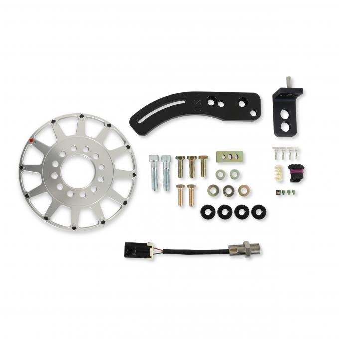 Holley EFI 8-Inch 12-1X Crank Trigger Kit, BBC, Hall Effect 556-170