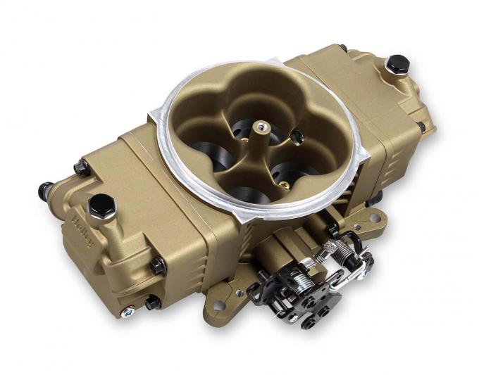 Holley EFI Terminator Stealth 2x4 Slave Throttle Body, Classic Gold 534-242