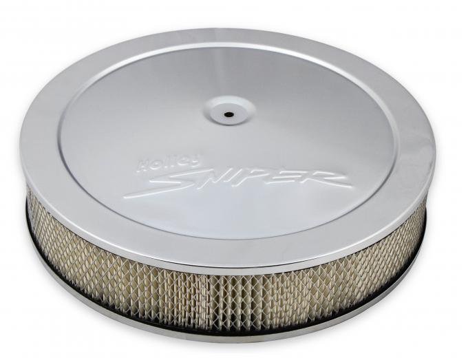 Holley EFI Sniper Air Cleaner Assembly, 14" X 3", Chrome Finish 120-530