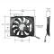 Vintage Air Monster 1967-69 Camaro 19 Inch 850W CustomFit Brushless Fan Kit 371253