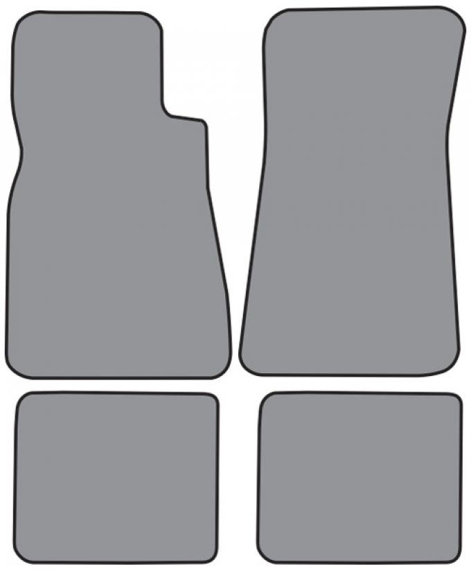 ACC 1969-1970 Chevrolet Kingswood Floor Mat 4pc (FM14F FM18R) Loop