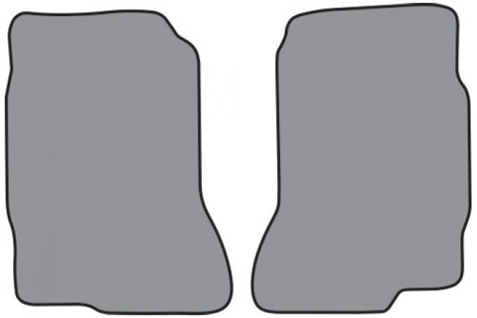 ACC 1975-1982 Chevrolet LUV Floor Mat 2pc (GM359F) Cutpile