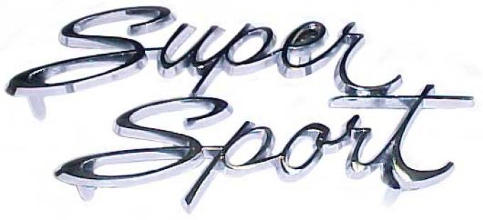 Ted Williams Enterprises LLC Dash Emblem, "Super Sport", 67 Chevy II Nova C-J2-2675