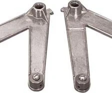 Chevy Heater & Defroster Levers, Deluxe, 1955