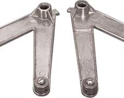 Chevy Heater & Defroster Levers, Deluxe, 1955