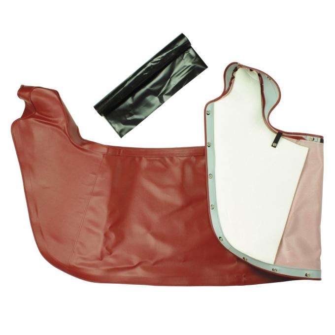 PUI Interiors 1965-1968 Chevrolet Impala Red Convertible Top Boot 65BT30