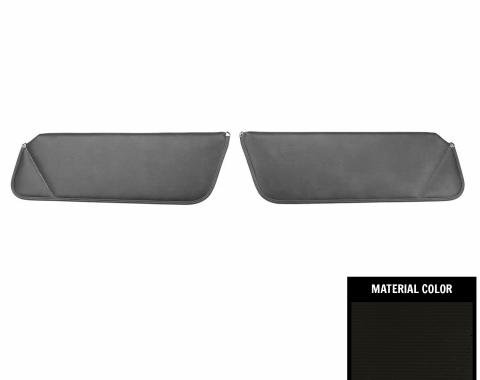 PUI Interiors 1971-1972 Chevrolet Impala Hardtop Black Sun Visors SV28100BC