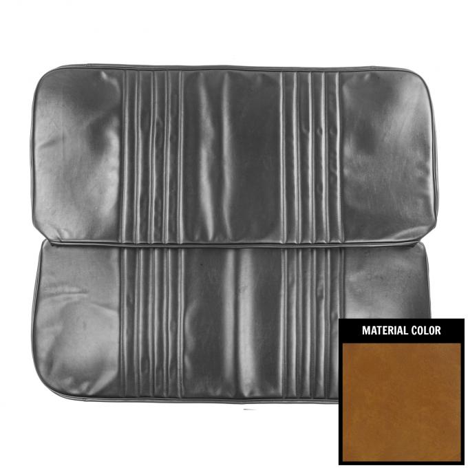 PUI Interiors 1955-1959 Chevrolet & GMC Truck Camel Front Bench Seat Cover 55TS48B