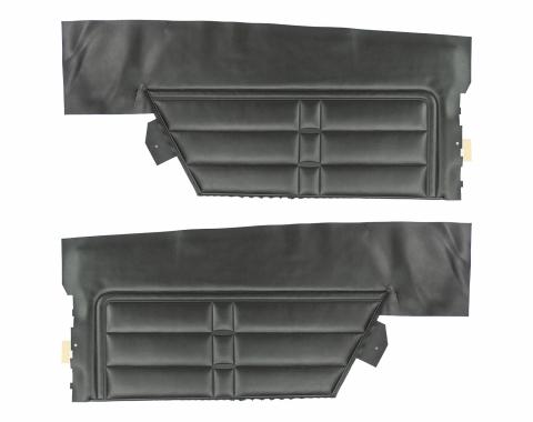 PUI Interiors 1966 Chevrolet Impala/SS Hardtop Black Rear Door Panels 66BD10C