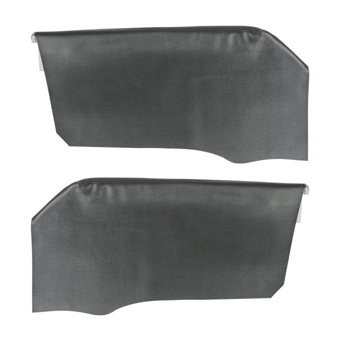 PUI Interiors 1966-67 Impala/Bonnevelle/Catalina/Grand Prix Hardtop Black Rear Arm Rest Covers 66BR10