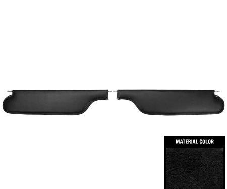 PUI Interiors 1973-1987 Chevrolet Truck Black Sun Visors SV3070