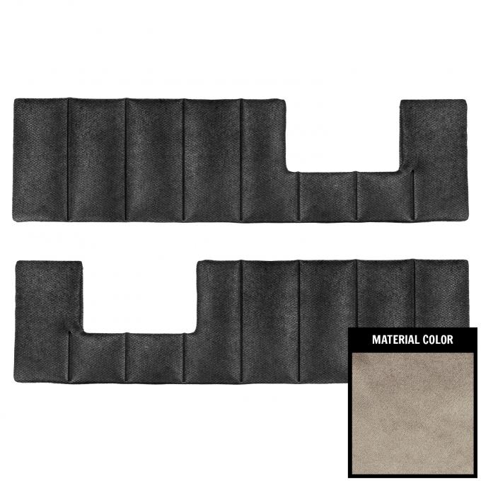 PUI Interiors 1981-1991 GM Truck/Blazer/Jimmy/Suburban Gray Cloth Front Door Panel Inserts 81TDIC02