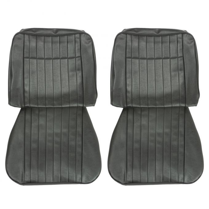 PUI Interiors 1962 Chevrolet Corvair Black Front Bucket Seat Covers 62RS55U