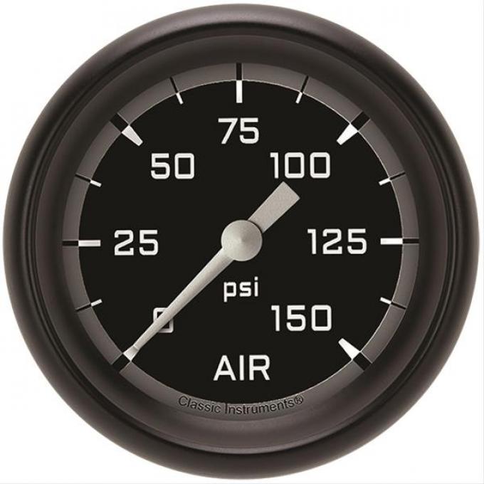 Classic Instruments Autocross Gray 2 5/8" Air Pressure Gauge AX318GBPF