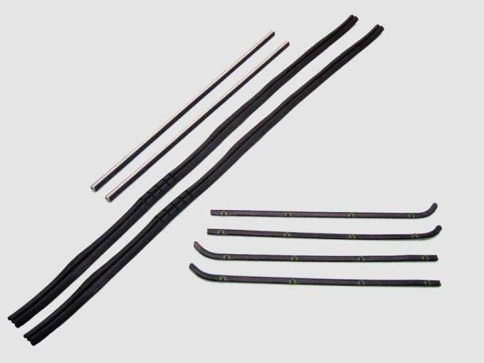 Fairchild Industries Belt Weatherstrip- Window Channel Kit, Inner & Outer Upper & Division Bar Driver Side & Passenger Side KG1005-8