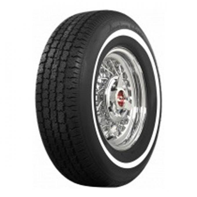 Full Size Chevy Radial Tire, P205 x 14, With 1 Whitewall, American Classic, 1962-1964