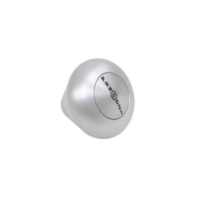 Shift Knob, Lokar, Brushed Aluminum, Mushroom Shape, 4-Speed, GM 700R4/200R4/4L80/4L80E/4L60/4L60E  Automatic Transmission