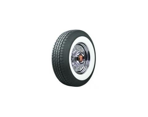 Full Size Chevy Radial Tire, P205/75R14, 2-1/2 Whitewall, American Classic, 1958-1961