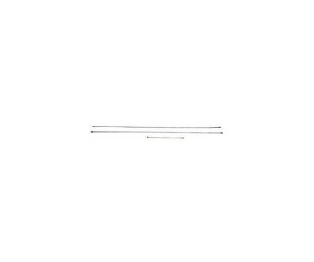 Chevy Brake Line Set, Stainless Steel, With Dual Brake Master Cylinder & GM Style Proportioning Valve, 1955-1957