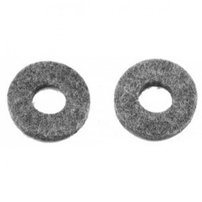 Redline Restomotive® Clutch Cross Shaft Bellcrank Felt Seal, Set of 2