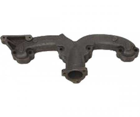 Full Size Chevy Exhaust Manifold, Rams Horn, With Generator Bracket, Small Block, 2, Left, 1958-1972