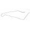 Full Size Chevy Fuel Lines, Front To Rear Long Frame, 3/8, Big Block, 1965-1966