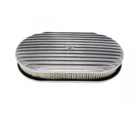  Holley 120-400: Oval Air Cleaner, Finned : Automotive