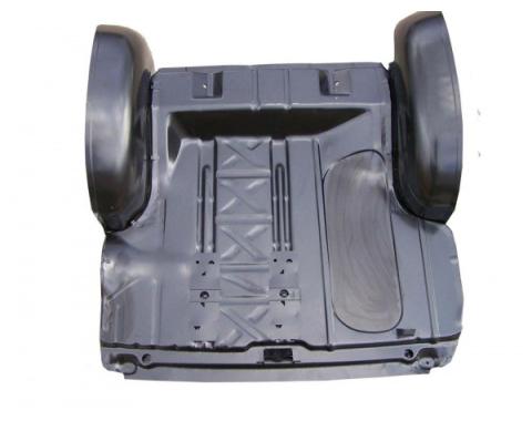 Chevy Trunk Floor Pan Kit, With Wider Wheelwells, 1955-1957