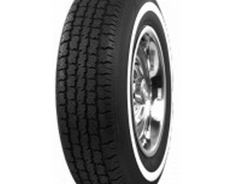 Full Size Chevy Radial Tire, P215 x 14, With 1 Whitewall, American Classic, 1962-1964