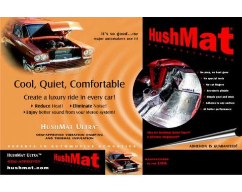 Hushmat Ultra Insulation, Door, Firewall, Trunk, Or Roof, For Camaro, 1993-2002