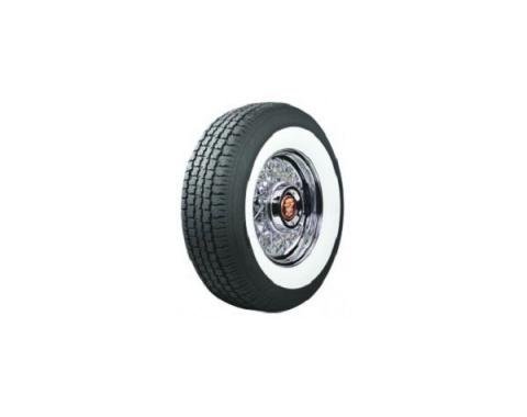 Full Size Chevy Radial Tire, P215/75R14, With 2-1/2 Whitewall, American Classic, 1958-1961