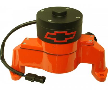 Nova And Chevy II Electric Aluminum Water Pump With Bowtie Logo, Small Block, 1962-1979