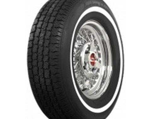 Full Size Chevy Radial Tire, P205 x 14, With 1 Whitewall, American Classic, 1962-1964